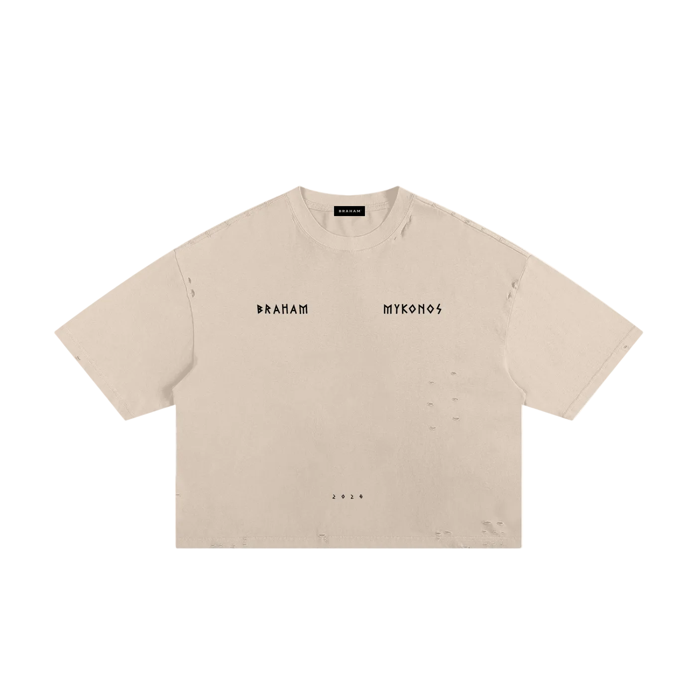 MYKONOS Frayed Boxy Tee